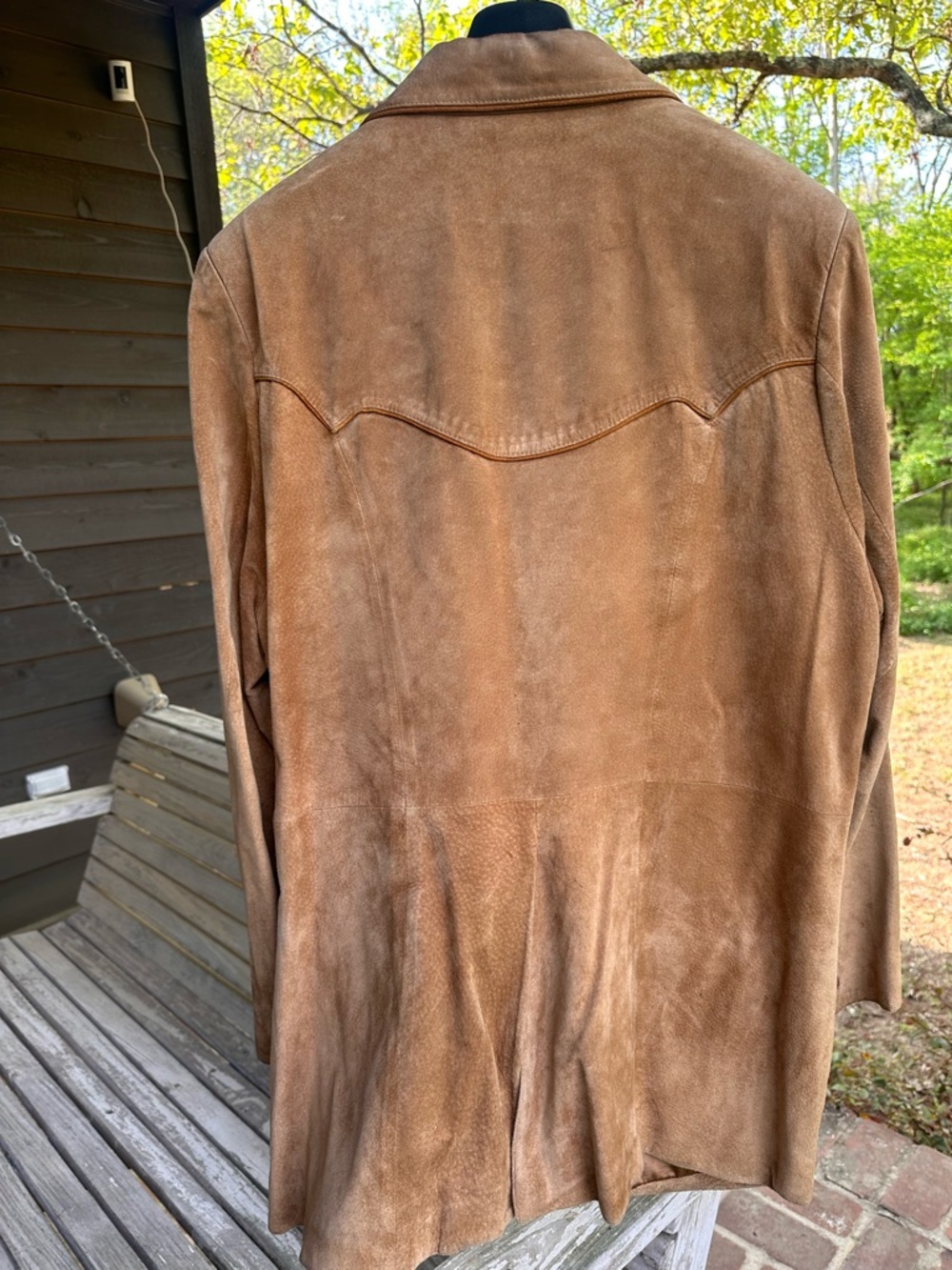 Scully Western Suede Leather Jacket Men’s 44L Tan Embroidered Cowboy Blazer Coat - Picture 8 of 16